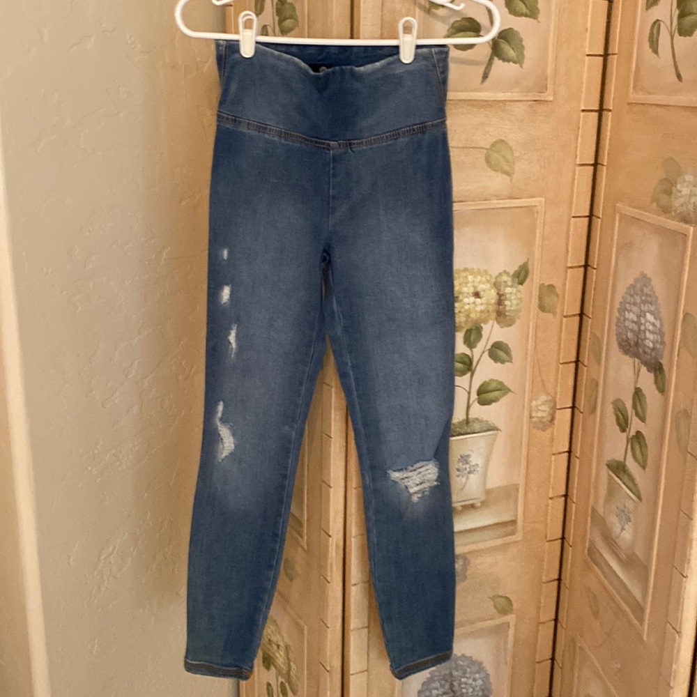 Jeggings.  Peace, love, eco